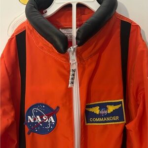 NASA Kids Astronaut Flight Suit Commander Child Boys & Girls Costume